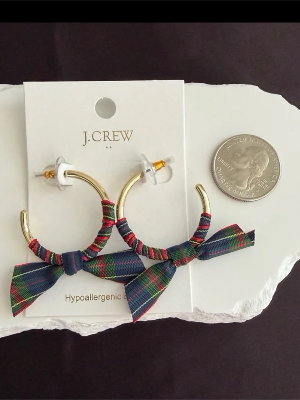 J. Crew Factory Ribbon Wrapped Hoops - Picture 8 of 10